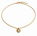 Collar Corazón Centelleante