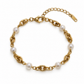 Pulsera Perla de Eslabones