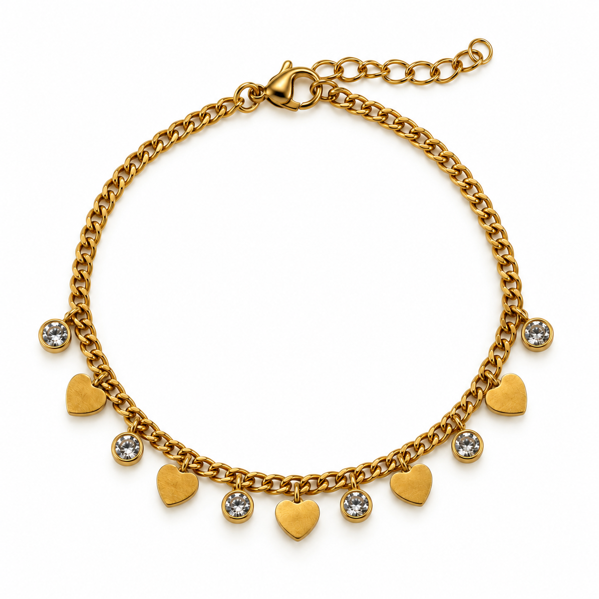 Pulsera Lluvia de Corazones