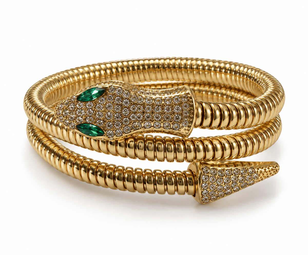 Pulsera Serpiente Esmeralda